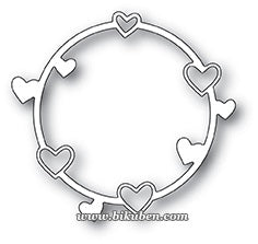 Poppystamps - Craft Die - Heart Circle