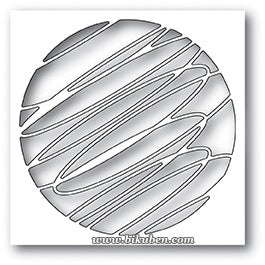 Poppystamps - Craft Die - Scribble Circle Collage