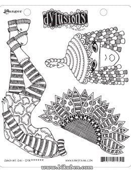 Dylusions - Cling Stamps - Sunshine Girl