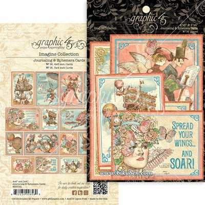 Graphic45 - Imagine - Ephemera Cards