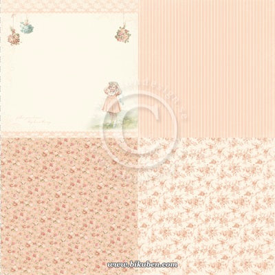 Pion Design - Life is Peachy - Pretty as a Peach 6 x 6 tum - 12 x 12"