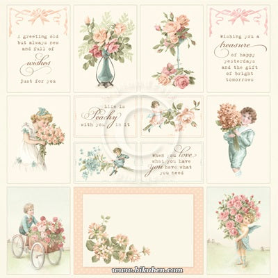 Pion Design - Images from the past - Life is Peachy l - 12 x 12"