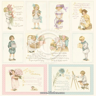 Pion Design - Images from the past - Life is Peachy ll - 12 x 12"