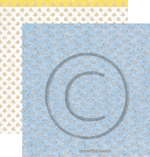 Papirdesign - Jakt og fiske - Jolle 12 x 12"