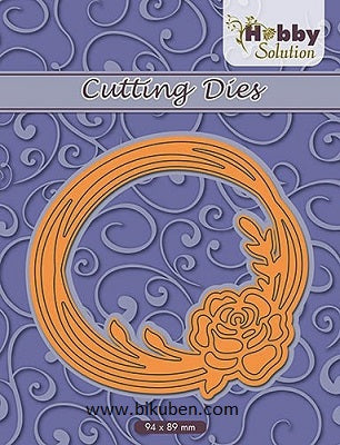 Nellie Snellen - Hobbysolution Die - Rose in Intertwined Circles