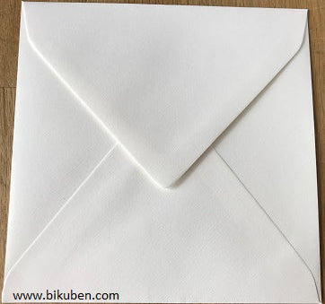 Inkido - Kvadratiske konvolutter - Kremfarget med struktur