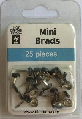 Hot of the Press - Accent Depot - Black Standard Round Mini Brads