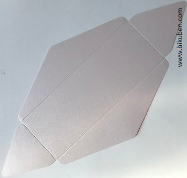 Inkido - Shimmer konvolutt avlang - Pink