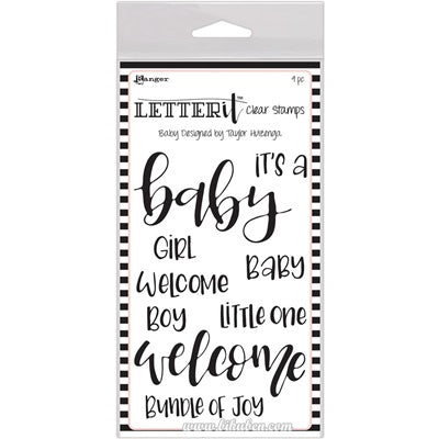 Ranger - Letter It - Clear Stamp Set - Baby