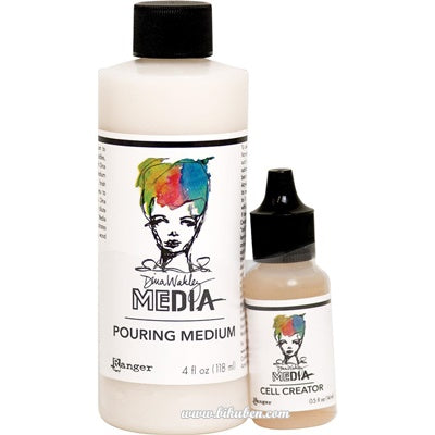 Dina Wakley - Pouring Medium 4 oz  & Cell Creator   1/2 oz