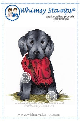 Whimsy Stamps - Cling mount - Bad Doggy