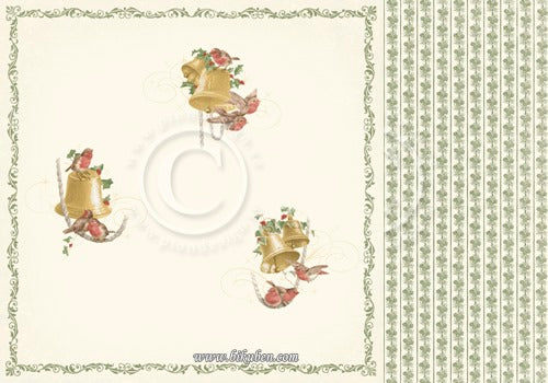 Pion Design - Let's be Jolly - Bells are ringing 12 x 12"