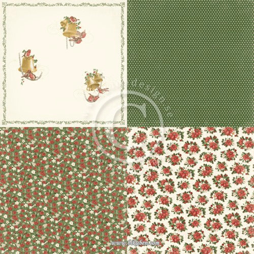 Pion Design - Let's be Jolly - Bells are ringing 6 x 6 tum - 12 x 12"
