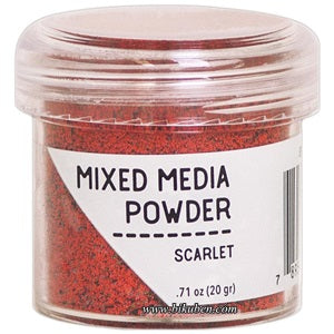 Ranger - Embossing Powder - Mixed Media Powder - Scarlet