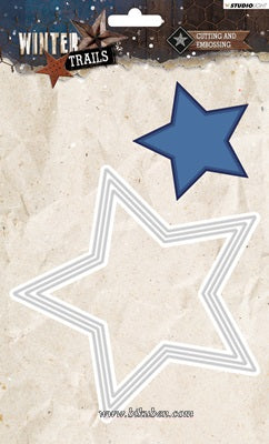 Studiolight - Winter Trails - Dies - Stacked Stars -  #107