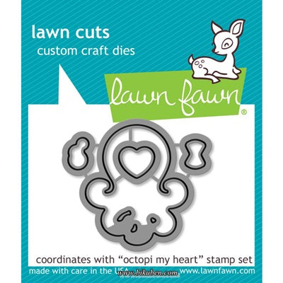 Lawn Fawn - Craft Dies - Oktopi my heart