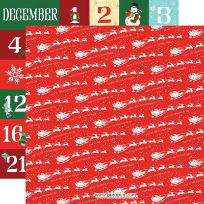 Carta Bella - Santas Workshop - Dash Away 12 x 12"