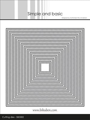 Simple and Basic - Dies - Double Pierced Square