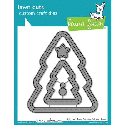 Lawn Fawn - Craft Dies - Stitched Christmas Tree Frames