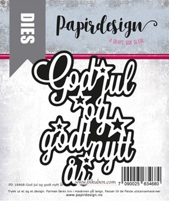 Papirdesign - Dies - God jul og godt nytt år