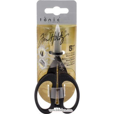 Tim Holtz - Non Stick Scissors - Kushgrip - Mini Snips 5" - Black