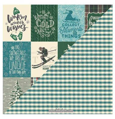 Authentique - Solitude - Cut Words 12x12"