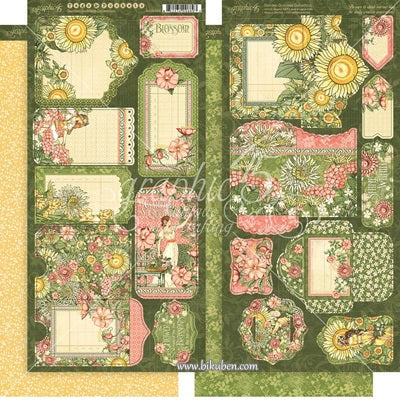 Graphic45 - Garden Goddess - Tags and Pockets