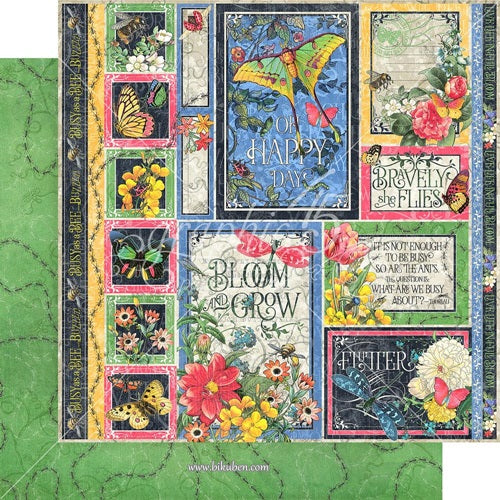 Graphic45 - Flutter - Exquisite 12 x 12"