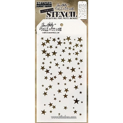 Tim Holtz - Layered Stencil - Falling Stars