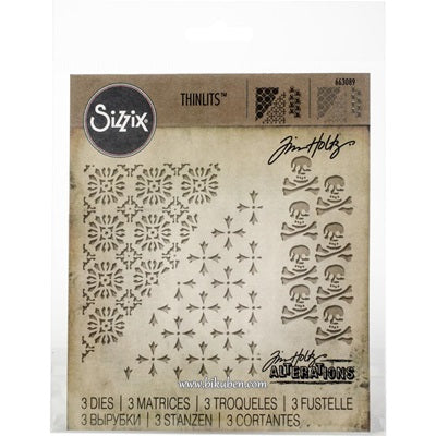 Sizzix - Tim Holtz Alterations - Thinlits - Mixed Media Halloween #2