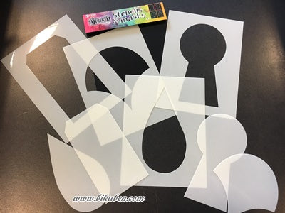 Dylusions - Large Stencil - Basic Shapes