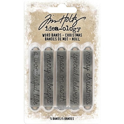 Tim Holtz - Ideaology - Word Bands - Christmas 2