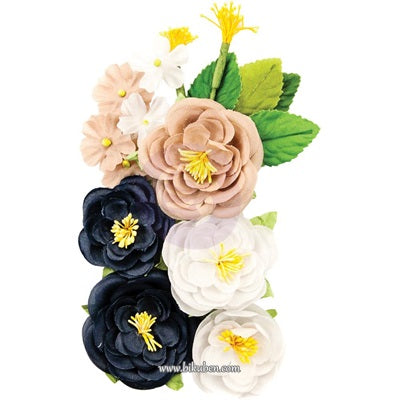 Prima - Georgia Blues - Fabric Flowers - Gwinett