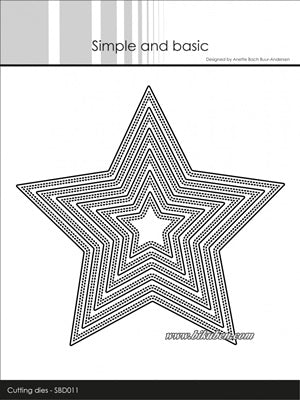 Simple and Basic - Dies - Double Pierced Star
