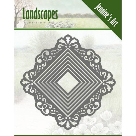 Jeanine Art - Landscapes- Mini Frame Square dies