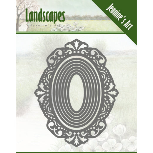 Jeanine Art - Landscapes- Mini Frame Oval dies