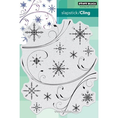 Penny Black - Slapstick Stamp - Snowflake Medley