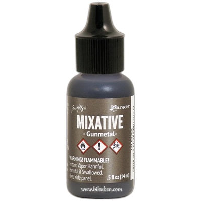 Tim Holtz - Alcohol Inks - Gunmetal Mixative