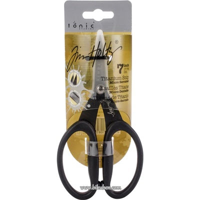 Tim Holtz :Non Stick Scissors- Kushgrip snip 7 " - Black