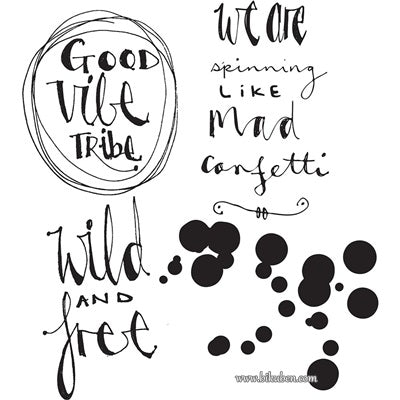 Jane Davenport - Clear Stamp - Mad Confetti