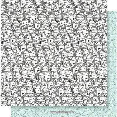 Simple Stories - Freezin - Snuggle 12x12"