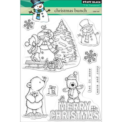 Penny Black - Clearstamp - Christmas Bunch