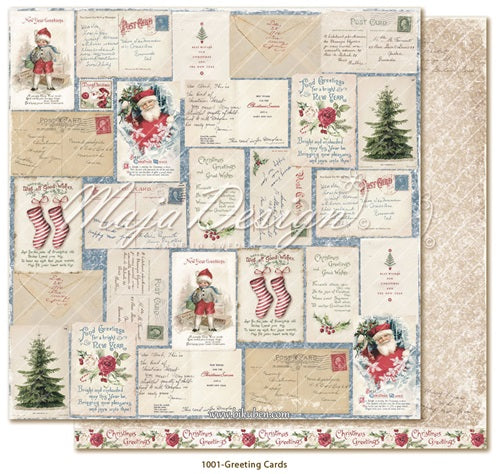 Maja Design - Christmas Season - Greeting Cards 12 x 12"