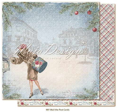 Maja Design - Christmas Season - Mail the postcards 12 x 12"