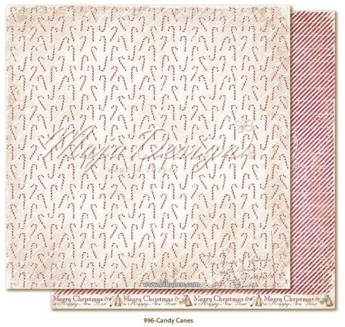 Maja Design - Christmas Season - Candy Canes   12 x 12"
