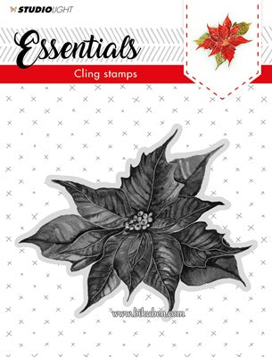 Studiolight - Cling Stamp - Poinsettia