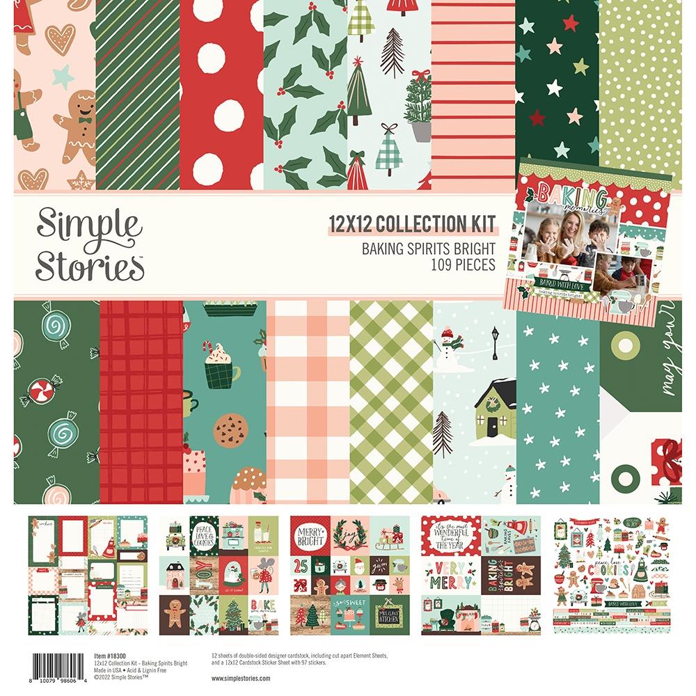 Simple Stories - Baking Spirits Bright - Collection Kit - 12 x 12"