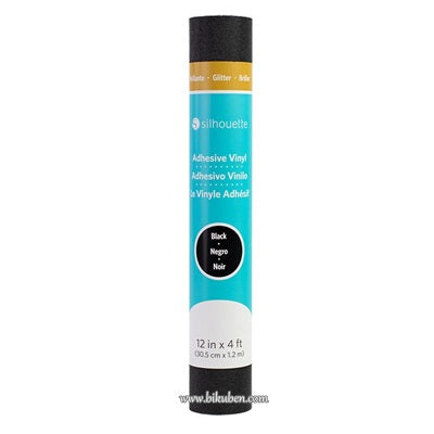 Silhouette America - Selvklebende Glitter Vinyl - Black