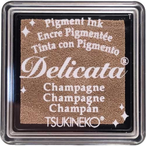Delicata - Small Ink - Champagne Gold Shimmer