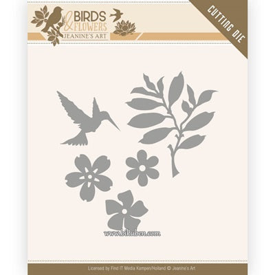 Jeanine Art - Birds and Flowers - Dies - Birds Foliage